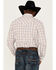 Image #4 - Cody James Men's Fortune Plaid Print Long Sleeve Snap Western Shirt , Brown/blue, hi-res