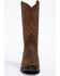 Shyanne Women's 11” Brown Western Boots - Square Toe, Brown, hi-res
