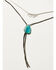Image #1 - Shyanne Women's Monument Valley Blue Agate Stone Necklace, Silver, hi-res
