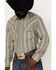 Image #2 - Blue Ranchwear Men's Striped Long Sleeve Pearl Snap Shirt, Sand, hi-res