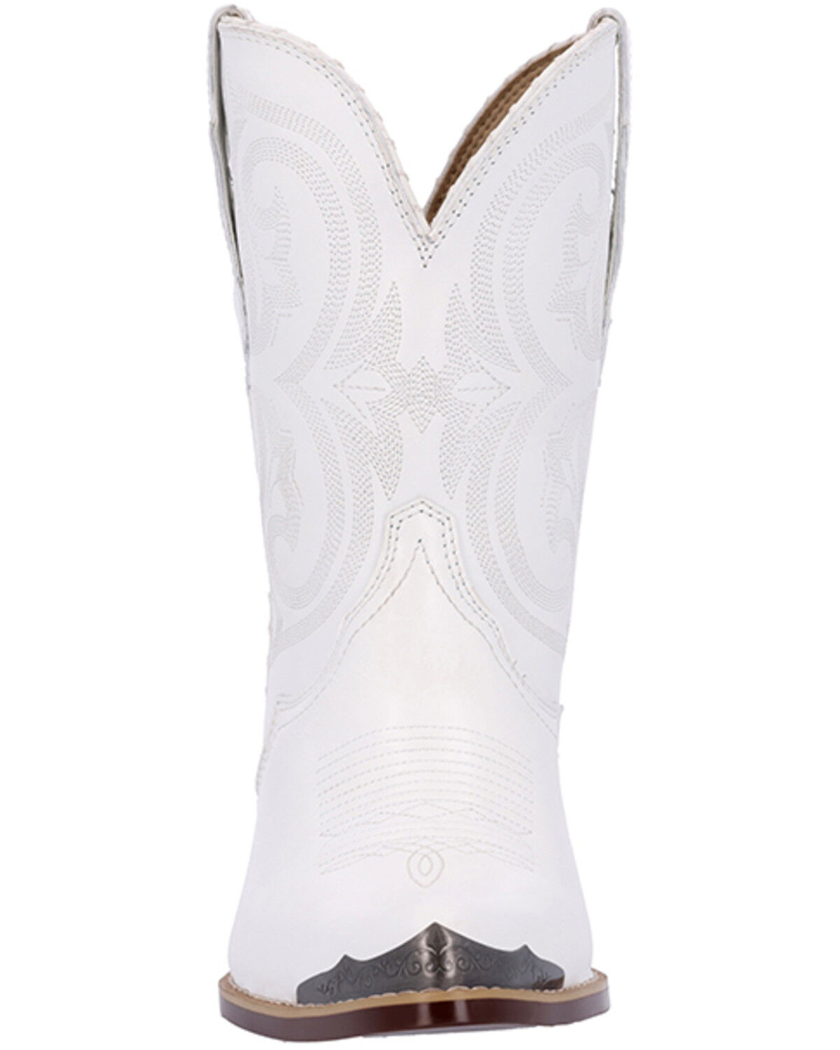 Image #4 - Durango Women's Crush Short Western Boots - Round Toe, White, hi-res