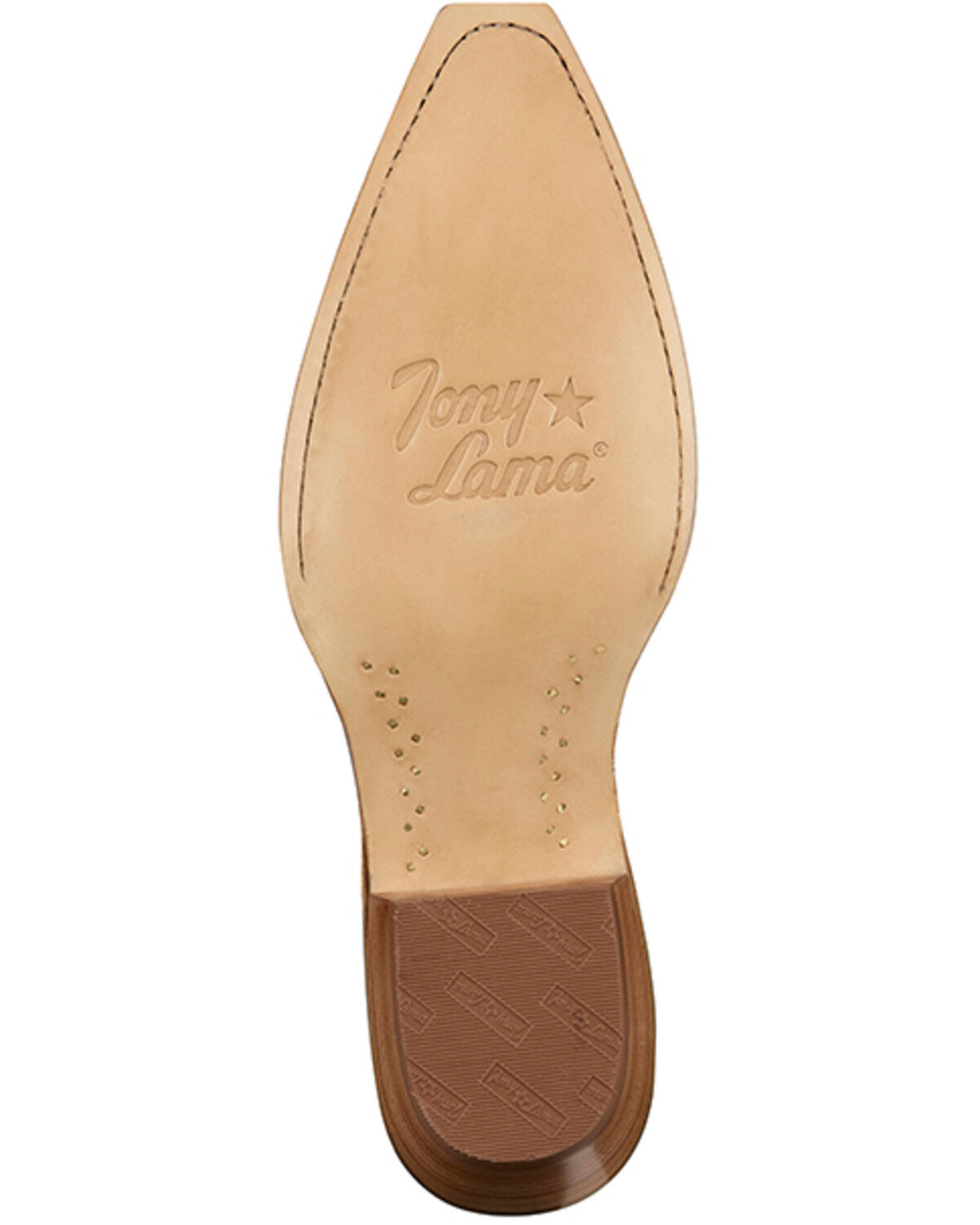 Image #7 - Tony Lama Women's Lea Suede Western Booties - Snip Toe, Light Blue, hi-res