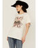 Image #1 - Shyanne Women's Bison Short Sleeve Graphic Tee, Off White, hi-res