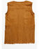 Image #3 - Fornia Toddler-Girls' Camel Whipstitch Fringe Faux-Suede Vest, Camel, hi-res