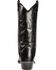 Image #7 - Old West Men's Smooth Leather Western Boots - Round Toe, Black, hi-res