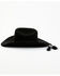 Image #3 - Idyllwind Women's Thoroughbred Felt Cowboy Hat, Black, hi-res