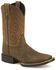 Image #2 - Ariat Boys' Quickdraw Western Boots - Square Toe, Distressed, hi-res