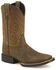 Ariat Boys' Quickdraw Western Boots - Square Toe, Distressed, hi-res