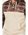 Image #3 - Hooey Men's Jimmy Southwestern Block Hooded Pullover, Cream, hi-res