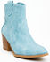 Dirty Laundry Women's Unite Snake Print Fashion Western Bootie - Round Toe, Blue, hi-res