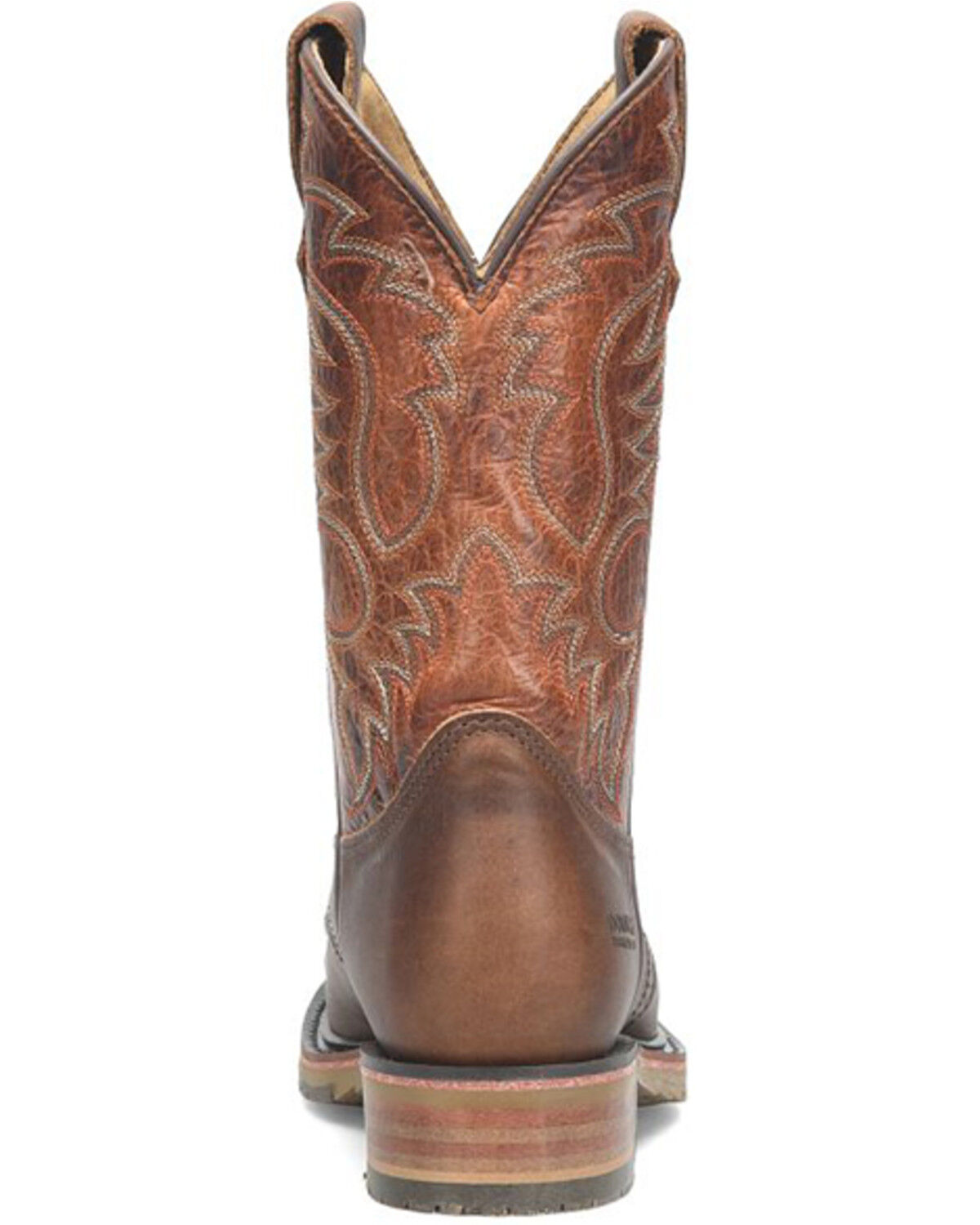 Image #5 - Double H Men's Cody Pull-On Work Boots - Steel Toe, Brown, hi-res
