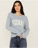 Image #1 - White Crow Women's Yeehaw Lightweight Sweater , Blue, hi-res