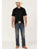 Image #2 - Ariat Men's Solid Tek Polo Shirt, Black, hi-res