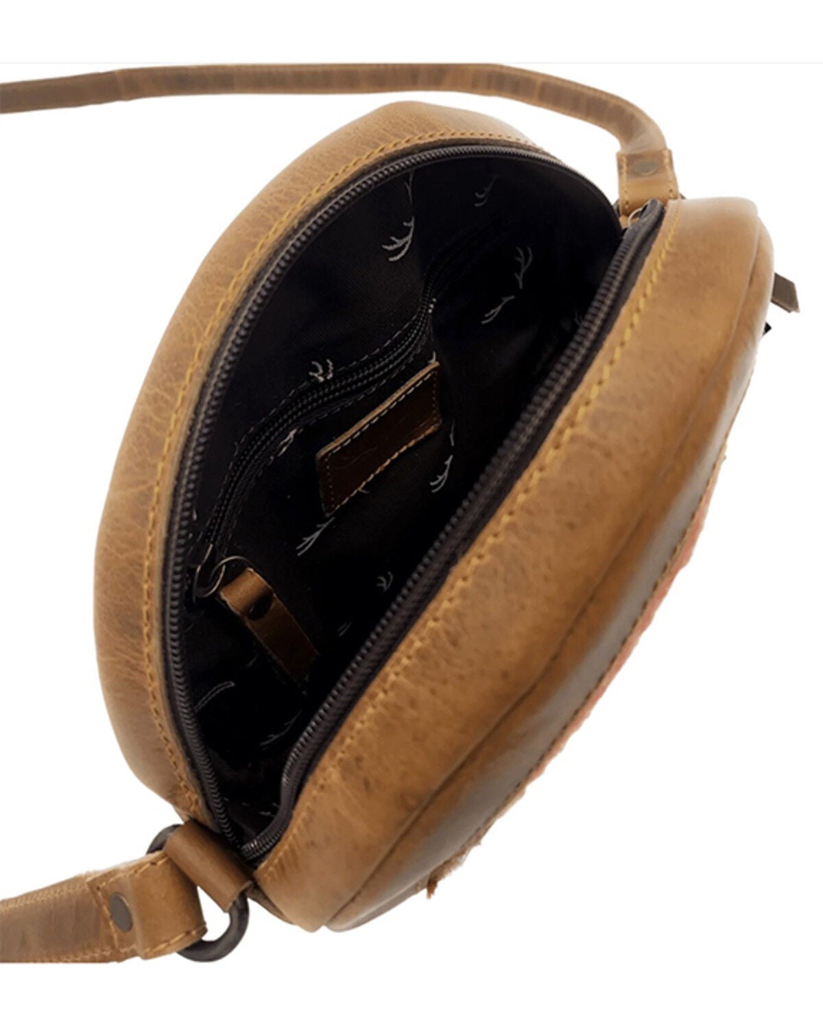 Image #5 - Ranch Junkie Women's Sedona Saddle Canteen Round Crossbody Bag, Multi, hi-res