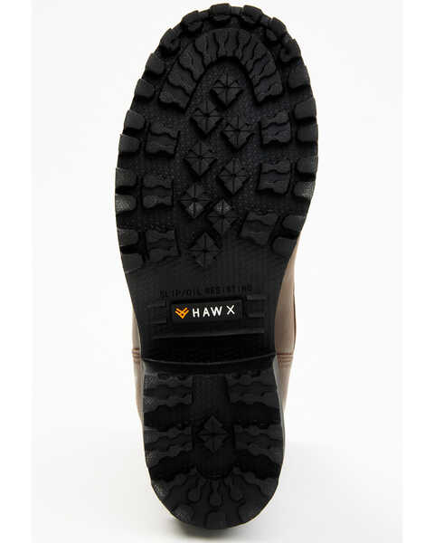 Image #7 - Hawx Men's Waterproof Insulated Logger Work Boots - Composite Toe, Brown, hi-res