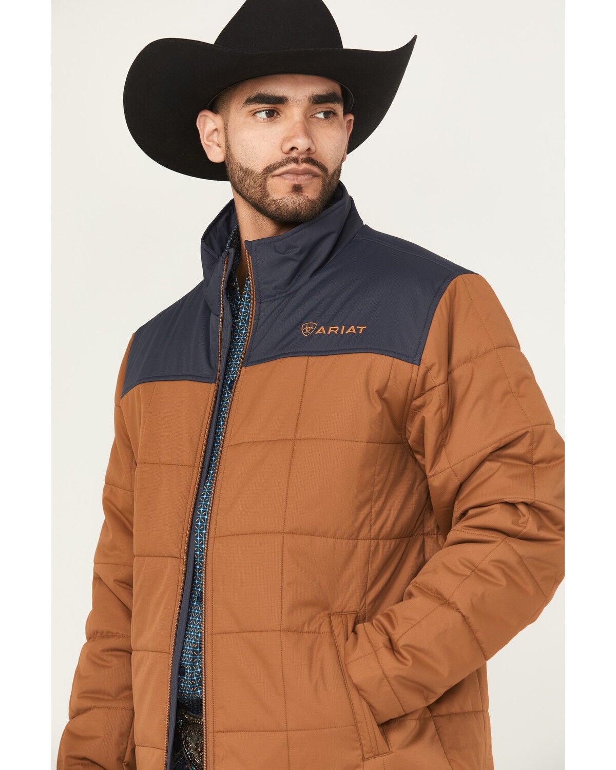 Image #2 - Ariat Men's Crius Concealed Carry Insulated Jacket, Camel, hi-res