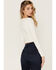 Image #3 - Idyllwind Women's Daisy Trail Pointelle Button Front Long Sleeve Top, Ivory, hi-res