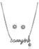 Image #1 - Montana Silversmiths Women's For The Cowgirls Jewelry Set - 2 Piece, Silver, hi-res