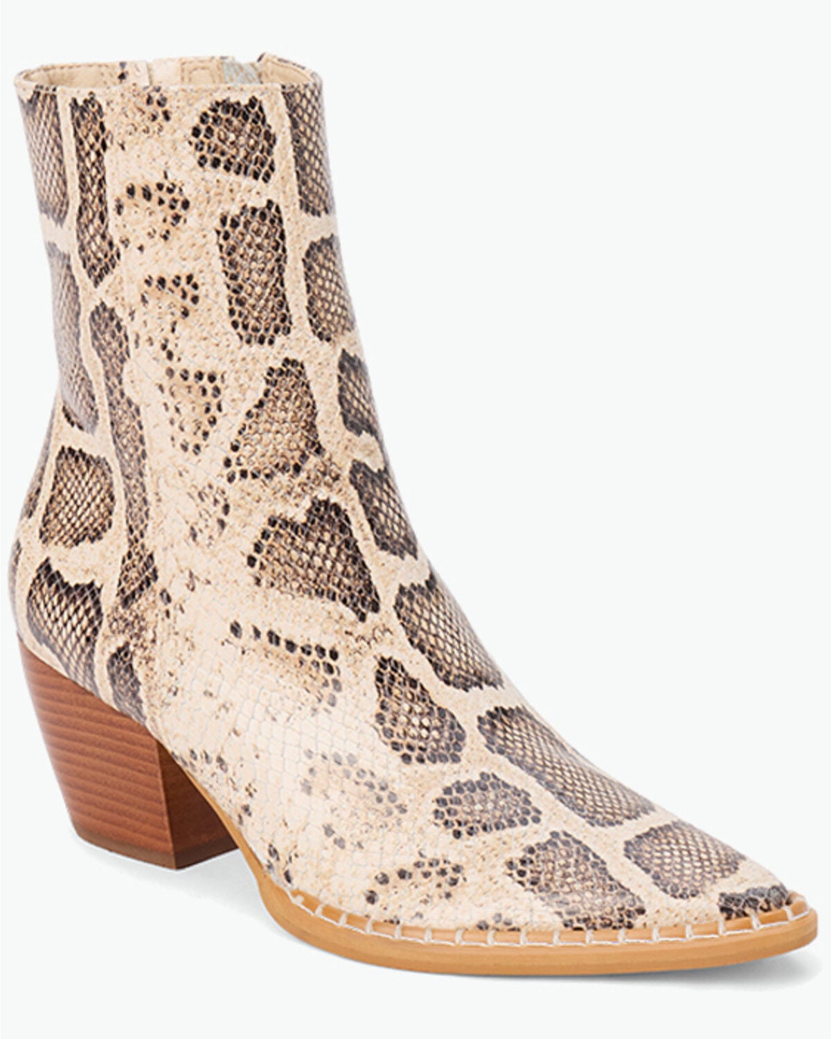 Image #1 - Matisse Women's Caty Snake Print Ankle Boots - Round Toe, Multi, hi-res