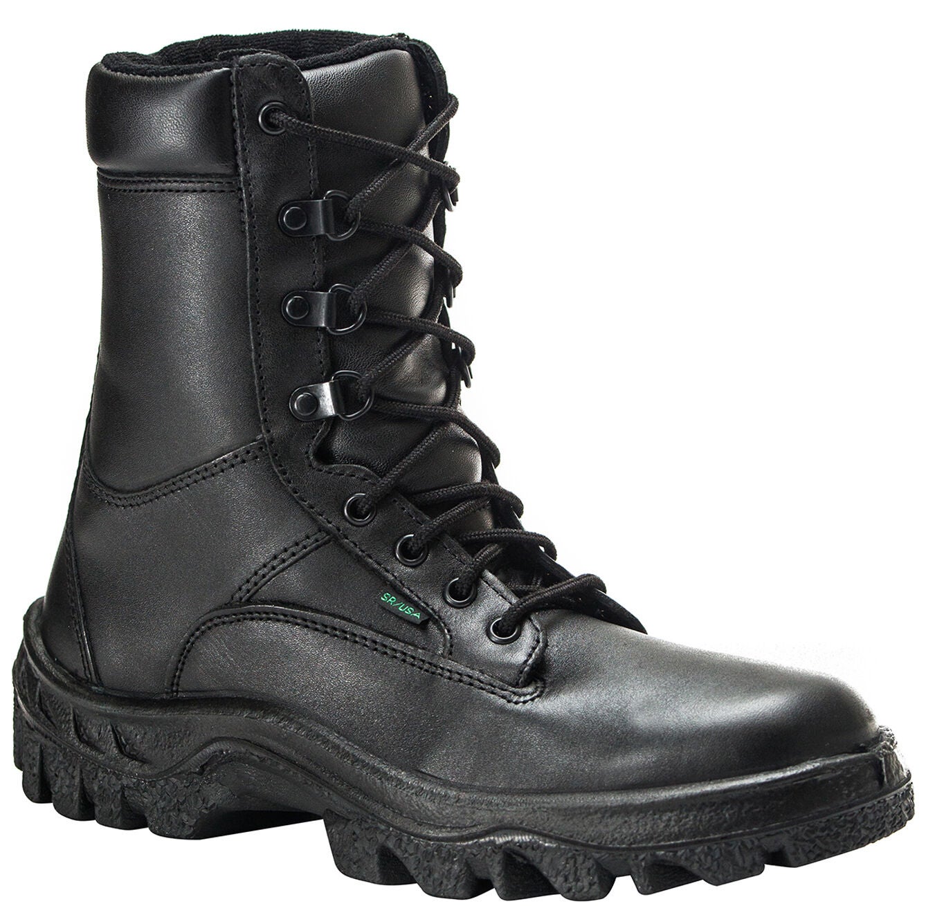 Rocky Men's TMC Duty Boots USPS Approved - Round Toe, Black, hi-res