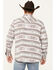 Image #4 - Moonshine Spirit Men's Coyote Southwestern Print Long Sleeve Snap Shirt, Tan, hi-res