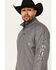Image #2 - Ariat Men's Team Logo 1/4 Zip Pullover, Grey, hi-res