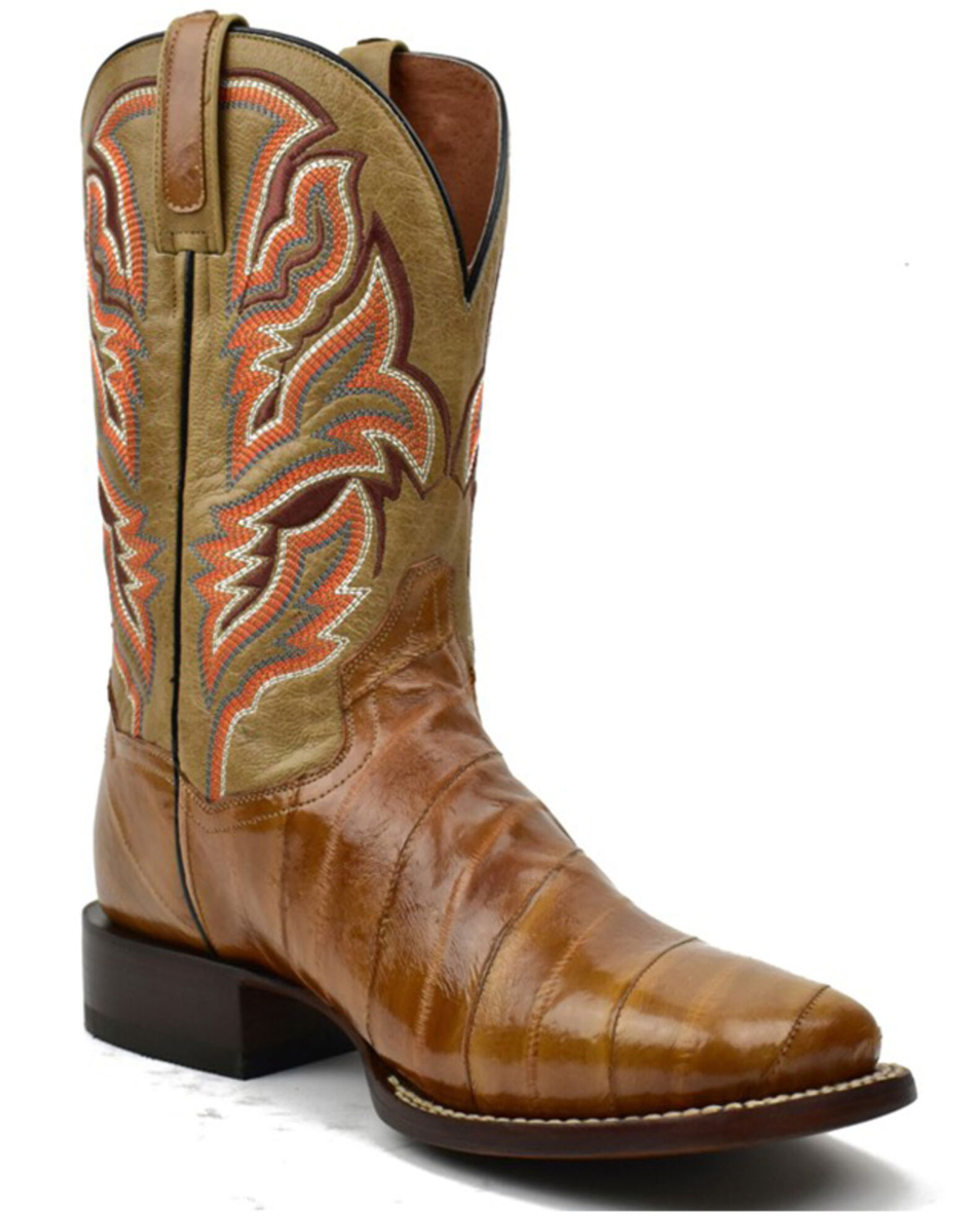 Dan Post Men s Eel Exotic Western Boots Broad Square Toe Country Outfitter