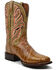 Image #1 - Dan Post Men's Eel Exotic Western Boots - Broad Square Toe , Brown, hi-res