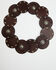 Image #1 - Shyanne Women's Tooled Leather Concho Belt, Dark Brown, hi-res