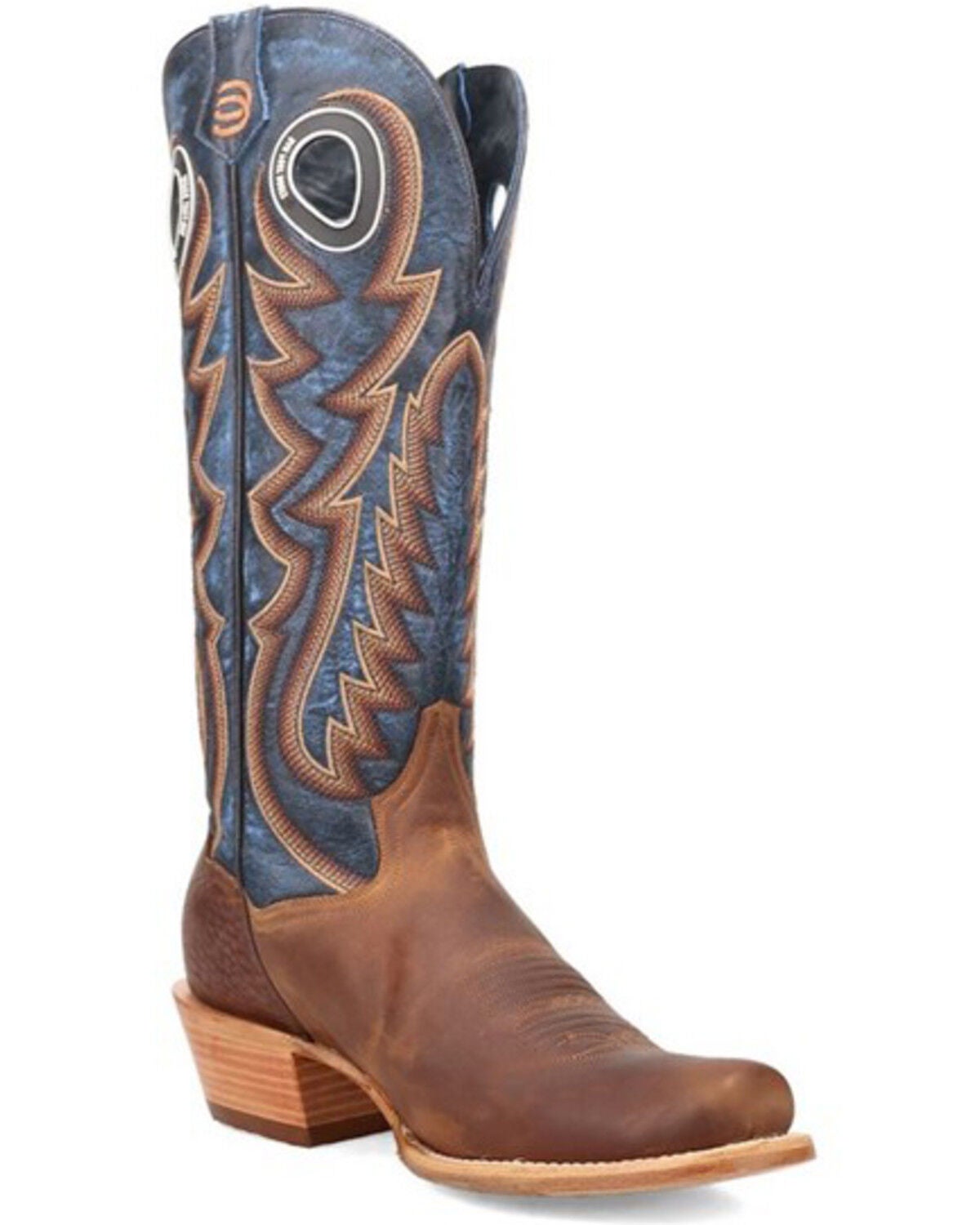 Dan Post Men's Bucky Tall Western Boots - Square Toe, Tan, hi-res