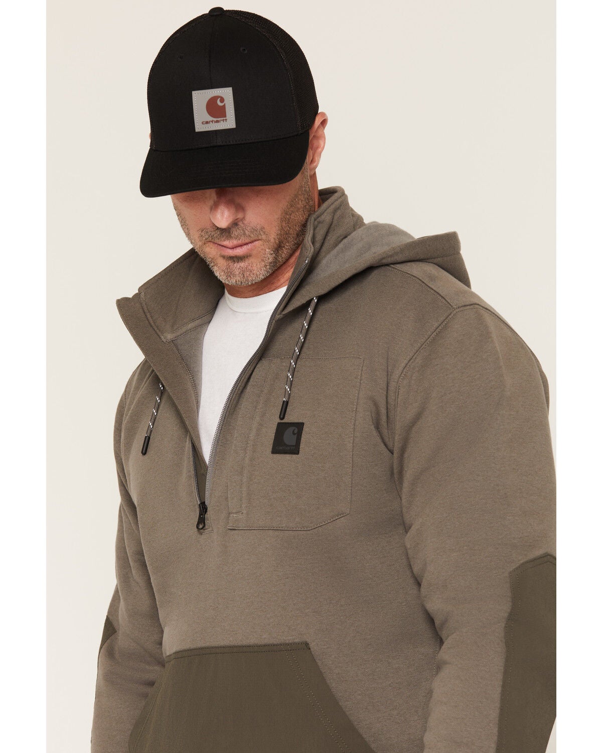 Image #2 - Carhartt Men's Steel Bridgeport Heavy Duty Pullover Sweatshirt, Grey, hi-res