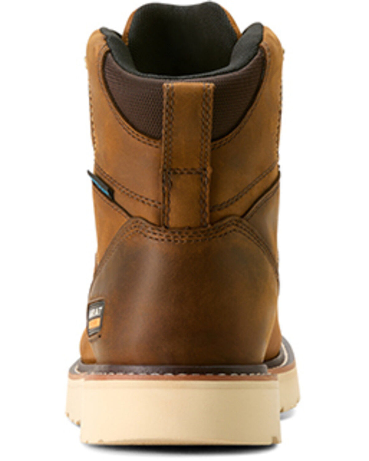 Image #3 - Ariat Men's 6" Wedge Rebar Waterproof Moc Work Boots - Soft Toe, Brown, hi-res