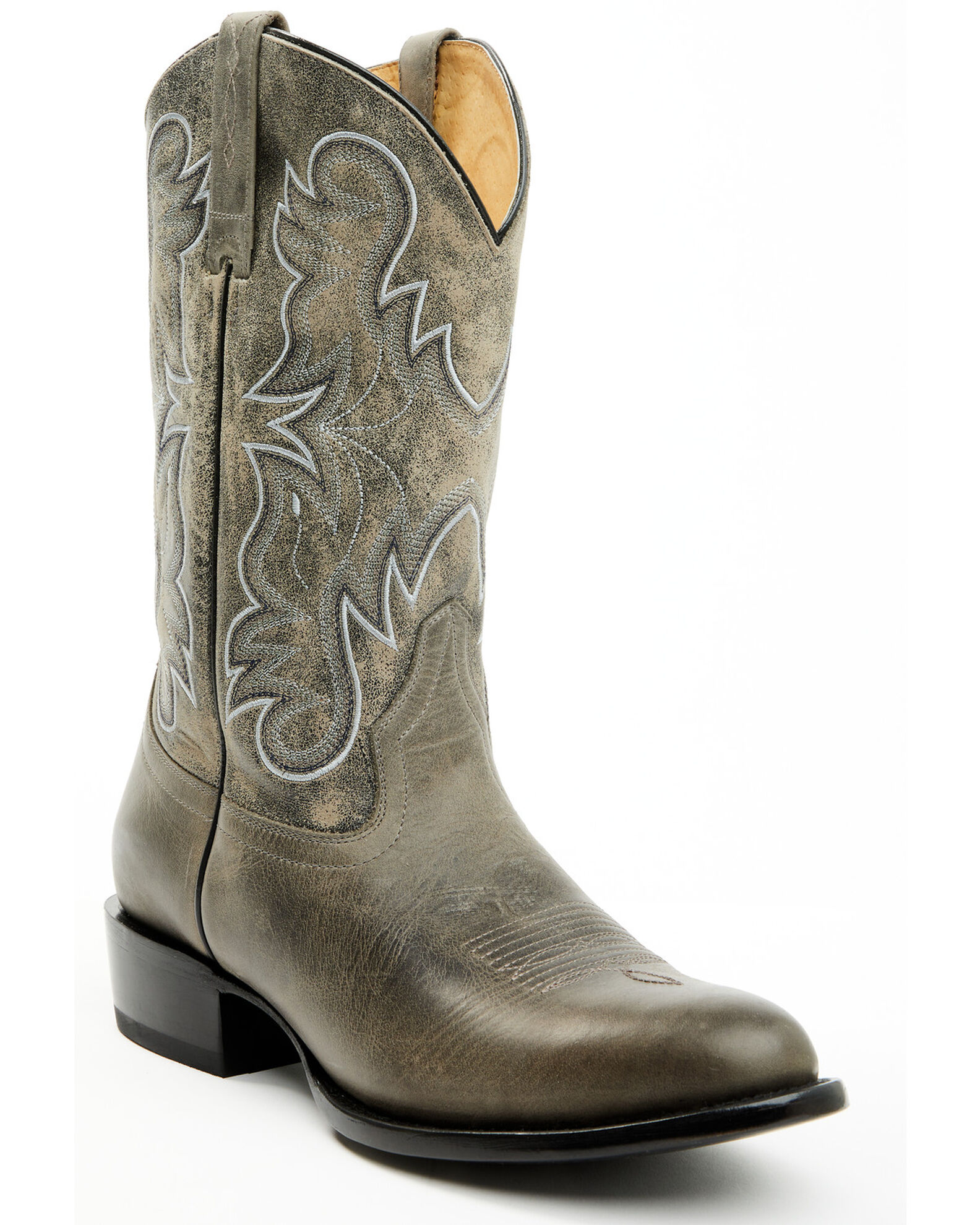 Image #1 - Cody James Men's Alton Western Boots - Round Toe, Charcoal, hi-res
