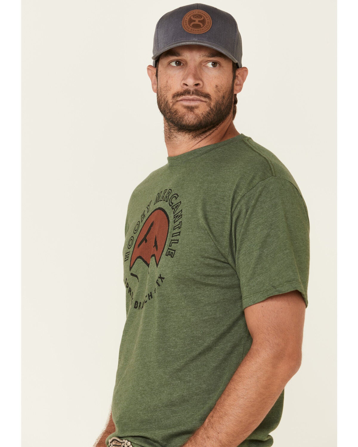 Olive Spring Branch Graphic T-Shirt 