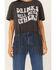 Image #3 - Blended Women's Drinks Well With Others Fringe Graphic Tee, Black, hi-res