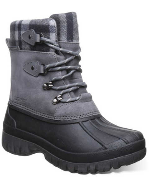 Bearpaw Women's Tessie Waterproof Boots - Round Toe , Grey, hi-res