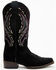 Image #2 - Shyanne Women's Raylene Suede Western Boots - Square Toe, Black, hi-res