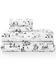 Image #2 - HiEnd Accents 200TC Cotton Ranch Life 4 Piece Sheet Set - Full Size, Black, hi-res