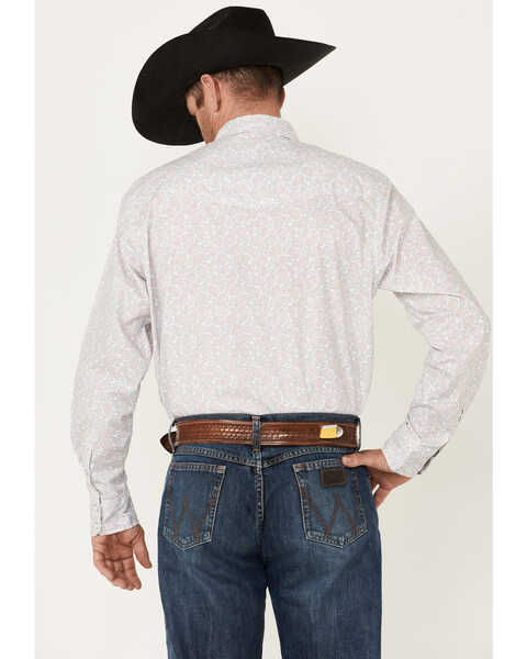 Image #4 - Wrangler Men's 20X Competition Advanced Comfort Long Sleeve Snap Western Shirt, Grey, hi-res