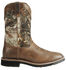 Justin Men's Stampede Trekker Camo Waterproof Boots - Soft Toe, Camouflage, hi-res