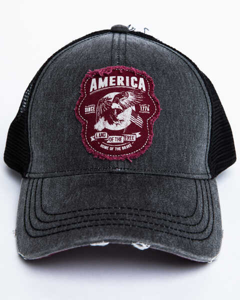 Image #4 - Cody James Men's Americana Patch Ball Cap, Grey, hi-res