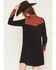 Image #4 - Panhandle Slim Women's Retro Desert Embroidered Long Sleeve Snap Western Mini Dress, Black, hi-res