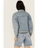 Image #4 - Rock & Roll Denim Women's Light Wash Rhinestone Embellished Denim Jacket, Light Wash, hi-res