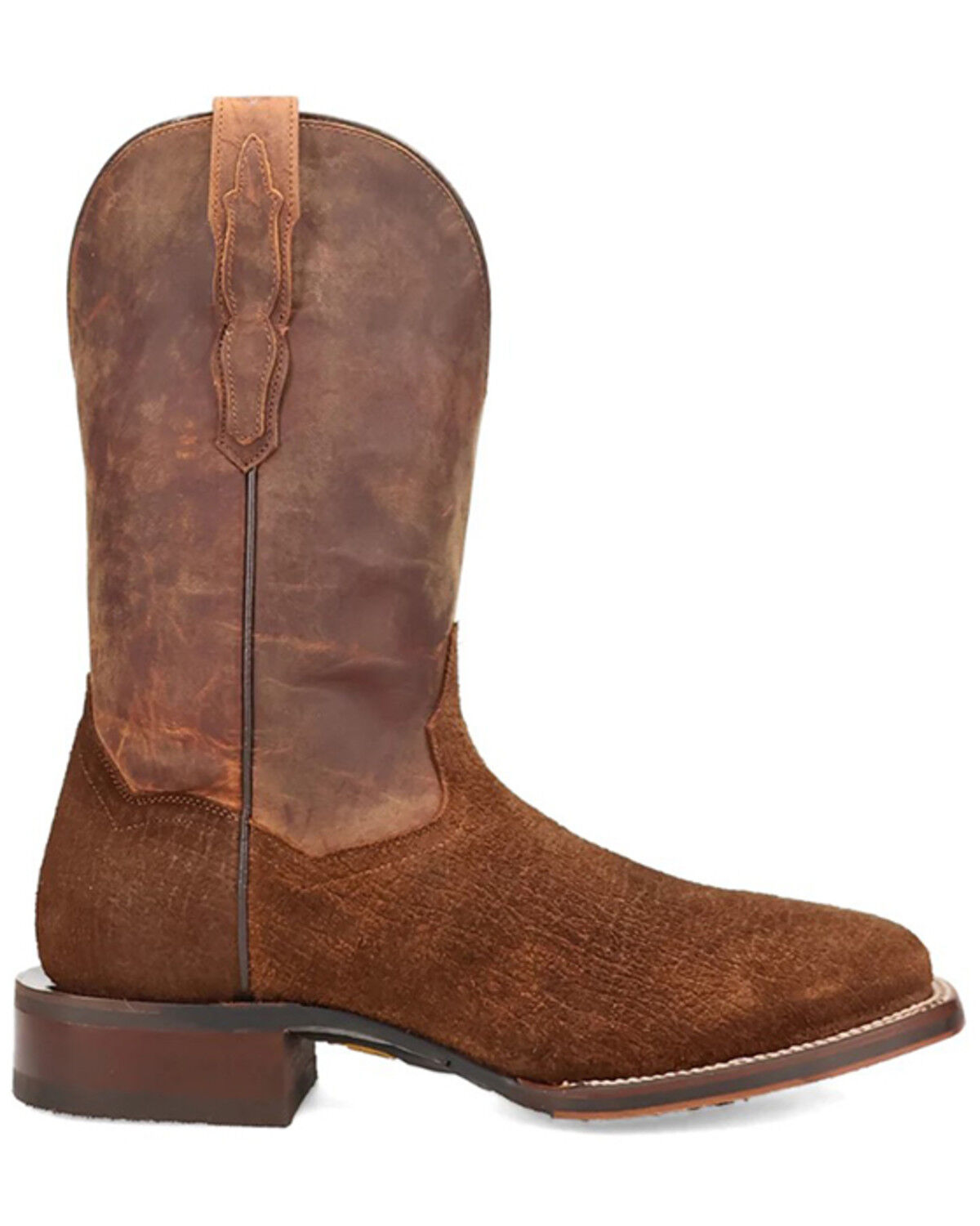 Image #2 - Dan Post Men's Snyder Western Boots - Broad Square Toe, Brown, hi-res