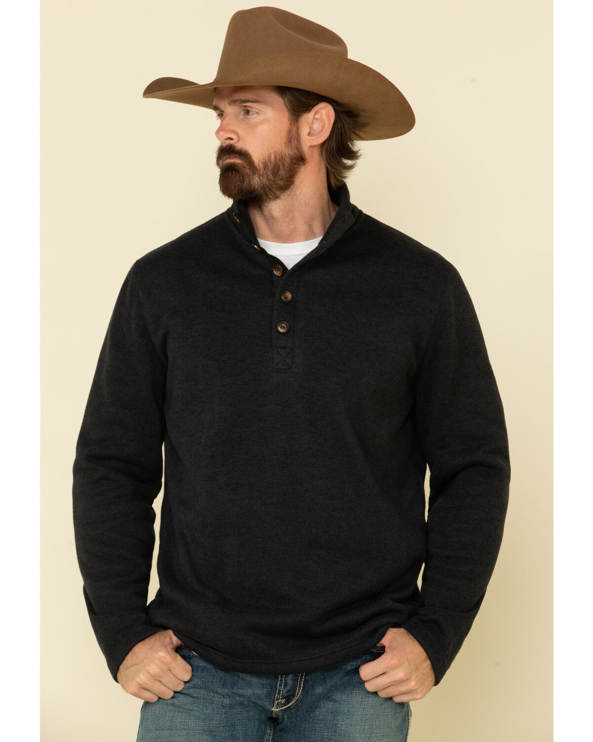 Mens western pullover sweater Clearance