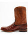 Image #3 - Cody James Black 1978® Men's Carmen Exotic Full-Quill Ostrich Roper Boots - Medium Toe , Cognac, hi-res