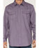 Image #3 - Moonshine Spirit&reg; Men's Plum Terrain Geo Print Long Sleeve Snap Western Shirt, Purple, hi-res