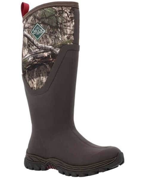 Image #1 - Muck Boots Women's Mossy Oak® Country DNA™ Arctic Sport II Tall Work Boots - Round Toe , Dark Brown, hi-res