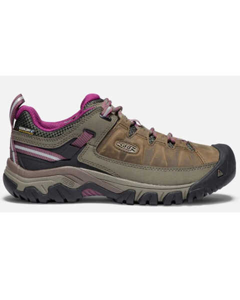 Image #2 - Keen Women's Targhee III Waterproof Hiking Shoes - Soft Toe, Brown, hi-res