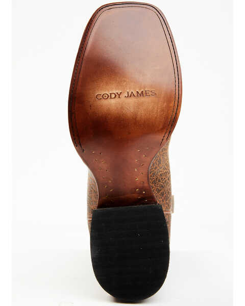Image #7 - Cody James Men's Ozark Apple Leather Western Boot - Broad Square Toe , Navy, hi-res